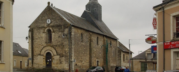 Photo L'église Saint Germain - voyage Thorée-les-Pins
