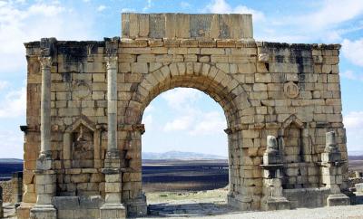 Photo Monuments romains de Volubilis - voyage Meknès